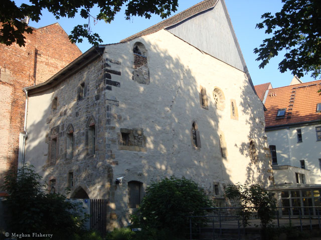 The old synagogue in Erfurt, 900 years old.