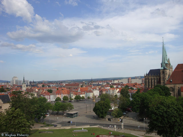 View of Erfurt from the Fort