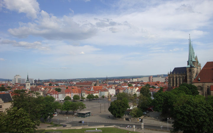 The Erfurt Skyline from the Citadel