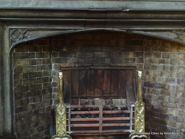 Fireplace Great Hall Oxford Alice in Wonderland