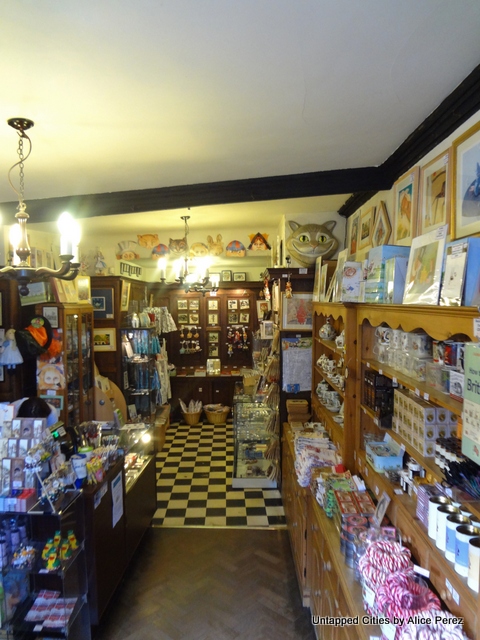 Inside Alice's Shop Oxford Alice in Wonderland
