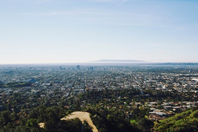 The view from Griffith Observatory