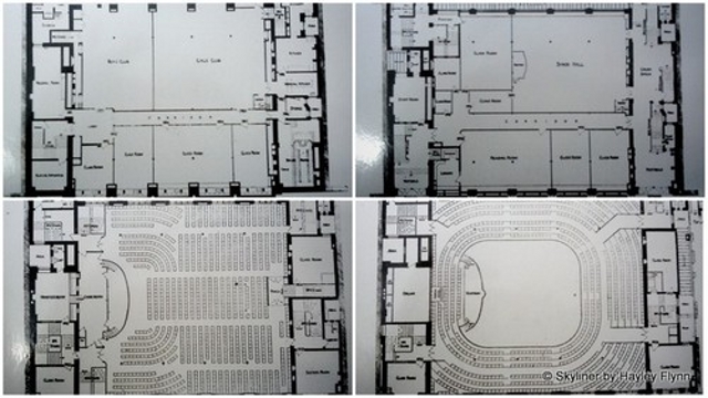 Floor plan of all four floors
