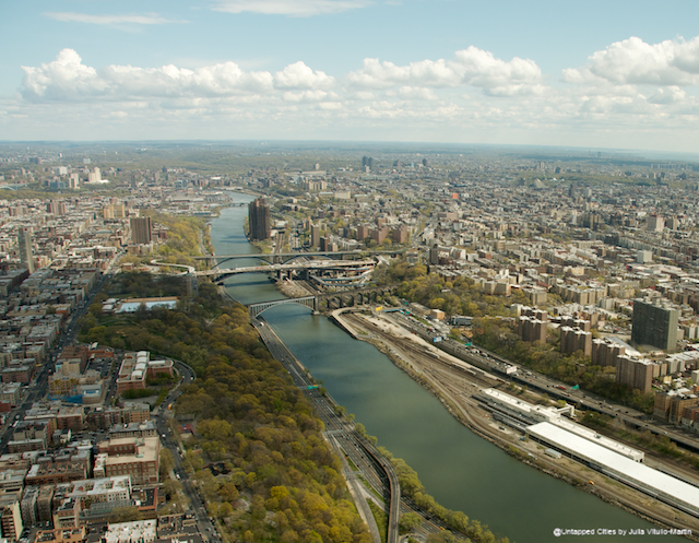 Bordered by the curving Harlem River, the Bronx is the only borough to be attached to the mainland.