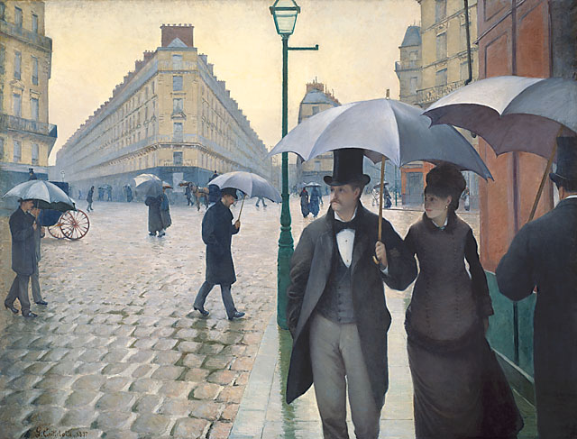 Gustave Caillebotte's Paris Street; Rainy Day