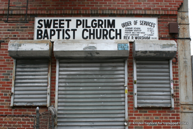 ...and Sweet Pilgrim Baptist Church at 2017 Fulton Street. All on the same block.