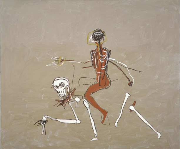 "Riding With Death," 1988 © The Estate of Jean-­Michel Basquiat/ADAGP, Paris, ARS, New York 2013. Courtesy Gagosian Gallery. Photography by Robert McKeever