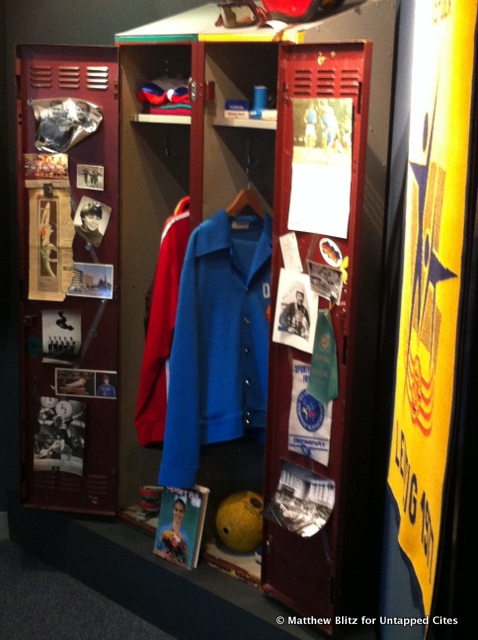 Untapped Cities - At the Wende Museum -  Russian and East German athletes' lockers