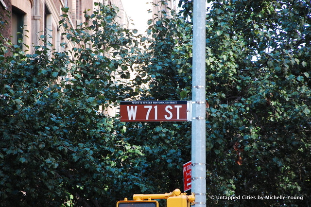 Brown Historic District Street Sign-West 71st Street-UWS-NYC