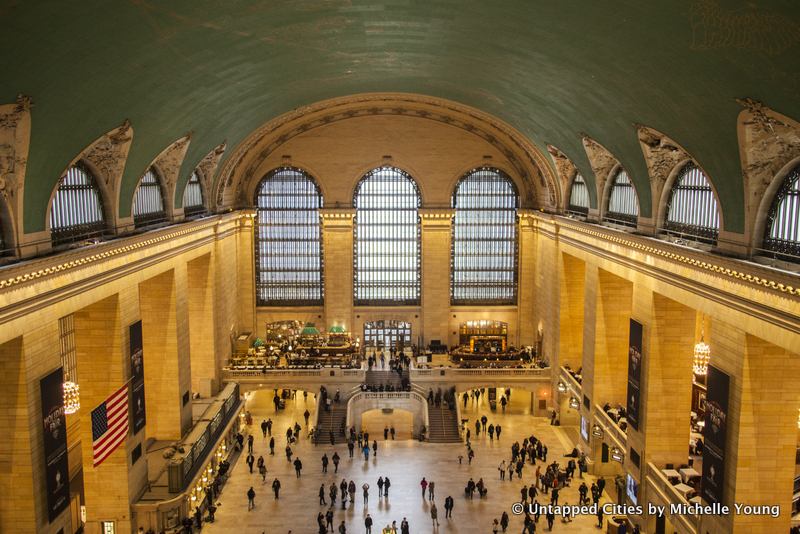 Grand Central Terminal-Aerial-View from Glass Walkways-NYC