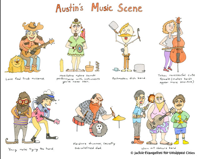 Untapped Cities - The Eclectic Austin Music Scene