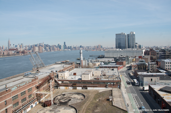 Much of the Brooklyn waterfront remains closed to the public. Domino’s sister building–the low, white Austin, Nichols & Co. warehouse–that was also financed by Havemeyer & Elder, offers a public path along its western border.