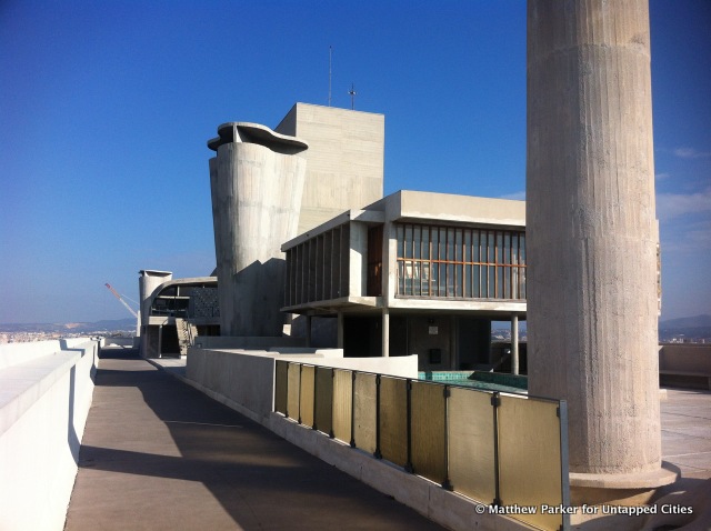 Soon this will be a new cultural rooftop space, providing spectacular views of Marseille.