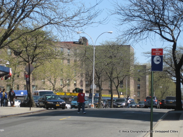 The center of the Queensbridge development has commercial services including a grocery store, a pharmacy, restaurants, and as of just two months ago, a health clinic.