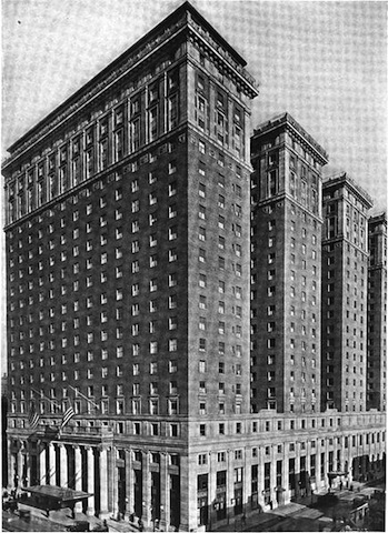 Vintage photo of the Hotel Pennsylvania