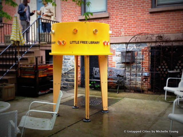 The Little Free Library in Nolita