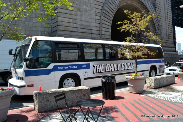 The Daily Bugle_MTA Bus_Spiderman_NYC