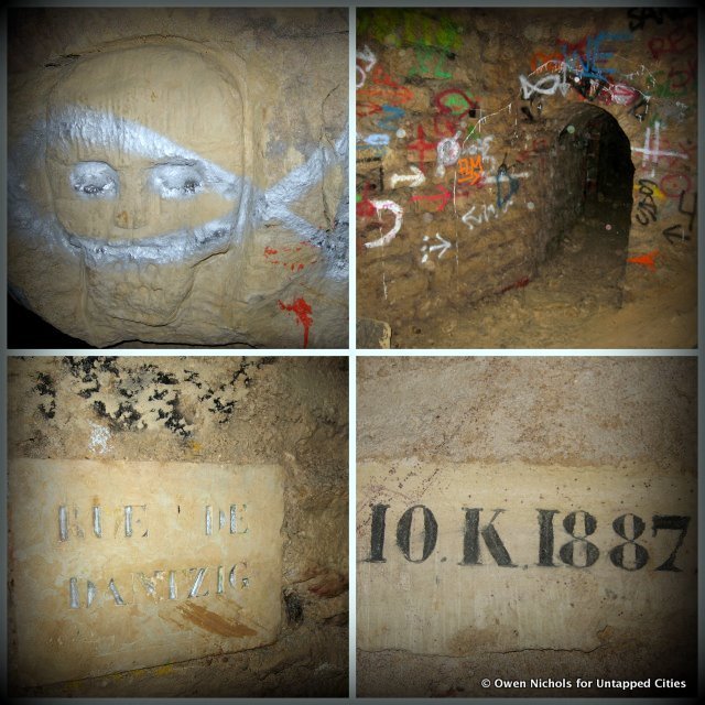 Paris-Catacombs-Underground Tunnels-Graffiti-Street Signs-1