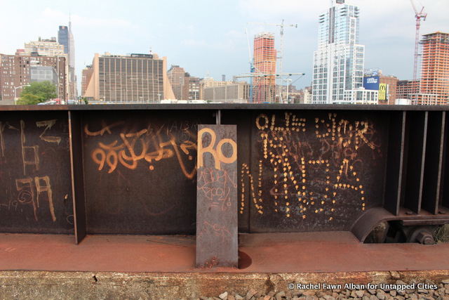 High Line Section 3 - Hudson Rail Yards - Graffiti - Carol Bove Art Tour -  Untapped Cities- Rachel Fawn Alban-009