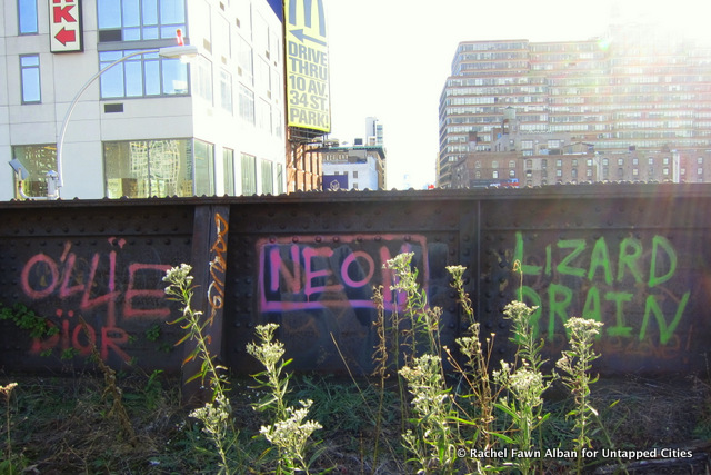 High Line Section 3 - Hudson Rail Yards - Graffiti - Carol Bove Art Tour -  Untapped Cities- Rachel Fawn Alban-019