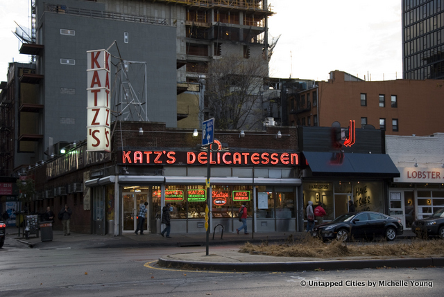 Katzs Delicatessen-Lower East Side-Houston Street-Exterior-Neon Sign-NYC