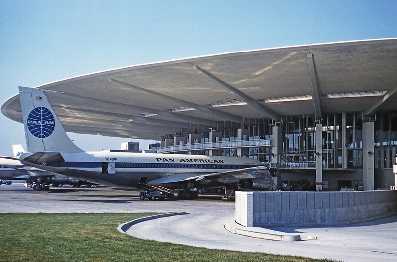 CARTE POSTALE     CONCORDE    J.F.K C 6278+ INTERNATIONAL   AIRPORT NEW YORK 