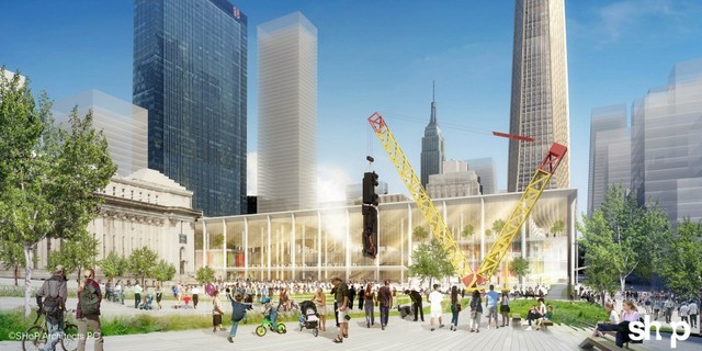 SHoP-MSG-Madison Square Garden-Penn Station Proposal