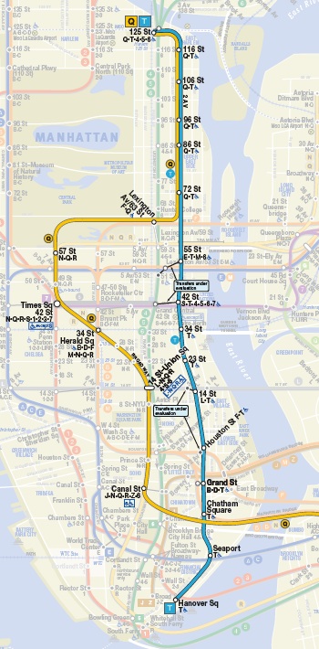 Second Avenue Subway Map MTA Untapped Cities