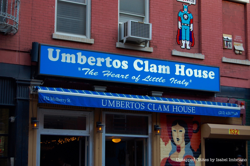 Umberto's Clam House in Little Italy