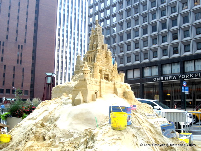 sand castle-Water St Financial District-NYC New York-Untapped Cities-Lara Elmayan