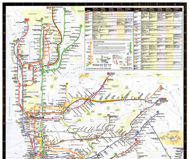 1994 Subway Map NYC-MTA