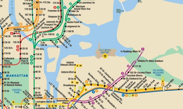 2007 MTA NYC Subway Map