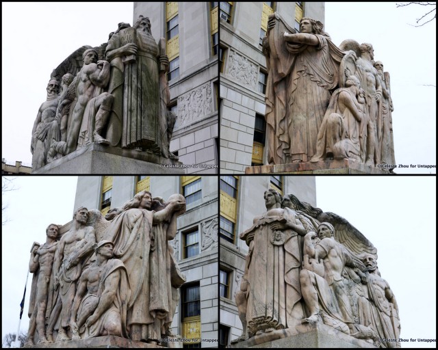 Bronx County Courthouse sculptural groups