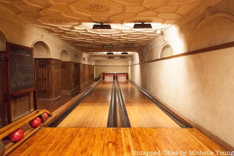 A hidden bowling alley