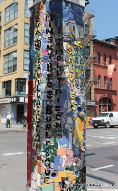 Mosaic trail 8th Street Jim Power 14-East Village NYC New York-Untapped Cities