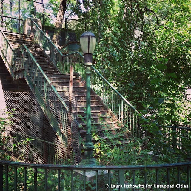 Staircase that leads to nowhere Riverside Park Harlem NYC Untapped Cities