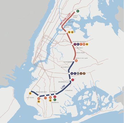 Triboro X Overground Map-NYC