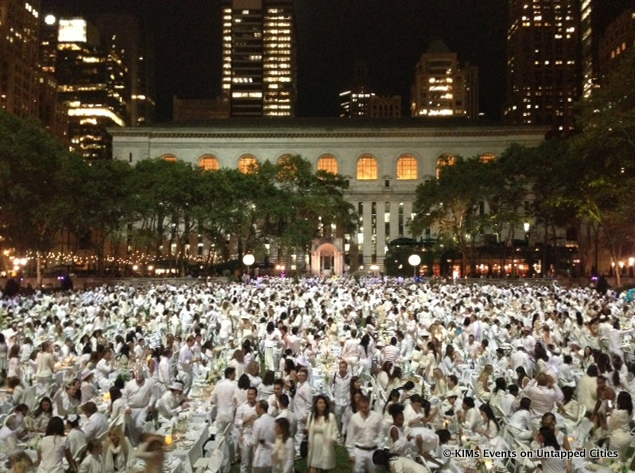 2013 NYC Diner en Blanc-Bryant Park-White Dinner-Flash Mob-September-003