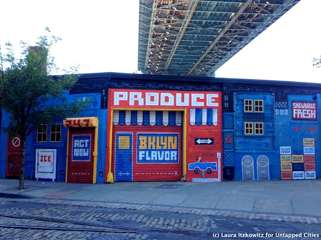 Brooklyn Bridge mural Untapped Cities NYC
