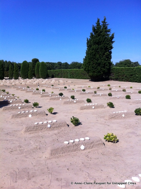 Silent Sisters-Anglet-Bernardine Convent-Cloister-Biarritz France-Sand Tombstones-Cemetery-Shells