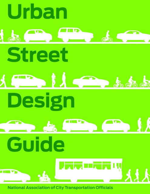 Urban Street Design Guide-National Association of City Trransportation Officials-Book Cover