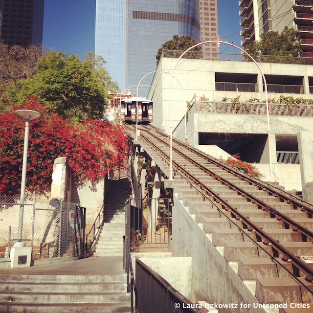 Angels Flight funicular Downtown LA Untapped Cities