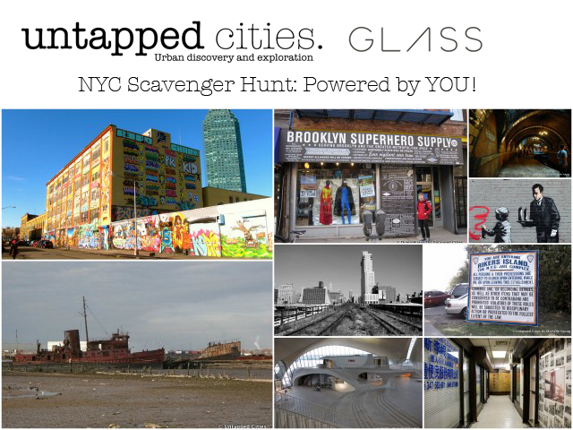 Google Glass Untapped Cities Scavenger Hunt