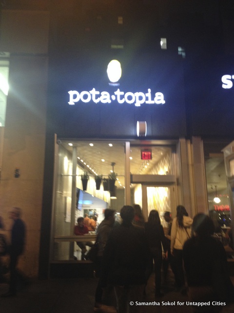 Potatopia restaurant eat food yummy east village new york untapped cities samantha sokol