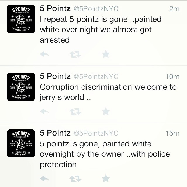 5 Pointz-Twitter-Whitewashed-Gone-Painted Overnight-Queens-Long Island City-NYC