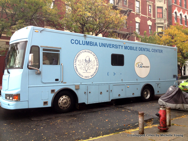 Columbia University Mobile Dental Center-Blue Bus-NYC