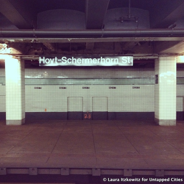 Hoyt Schermerhorn abandoned subway platform Brooklyn NYC Untapped Cities