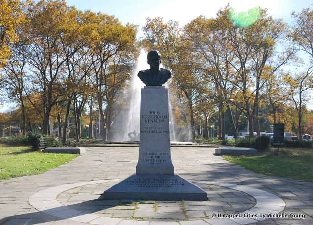 John F Kennedy Bust-Grand Army Plaza-Brooklyn-NYC