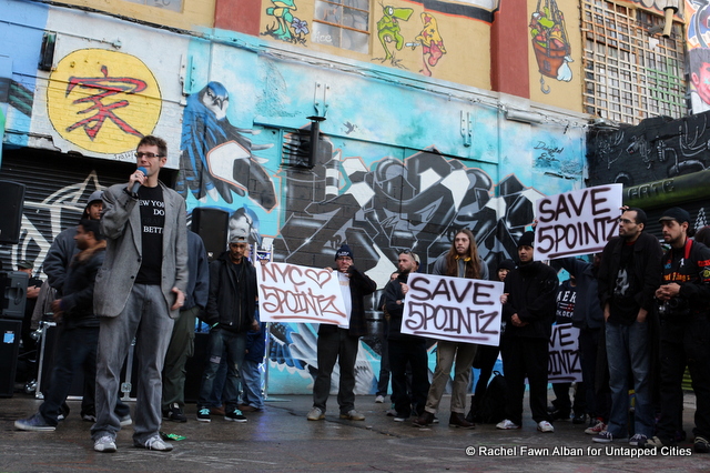 Artists, teachers, students, and neighbors shared personal stories about 5 Pointz.