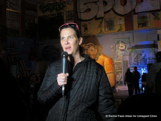 Marie, another organizer, who has worked tirelessly to build and defend 5 Pointz. 